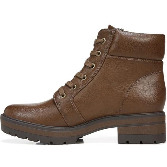 SOUL Naturalizer Women's Nailah Ankle Boot, Brown, Size 9.5 Lace Up Boots - Picture 6 of 6